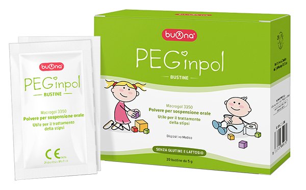 PEGINPOL MACROGOL 3350 SOSPENSIONE ORALE 20 BUSTINE