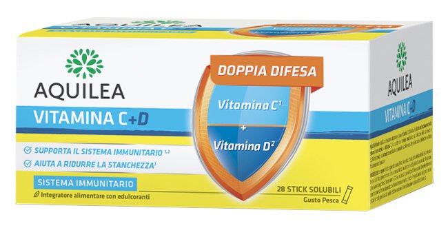 AQUILEA VITAMINA C+D 28 BUSTINE STICK