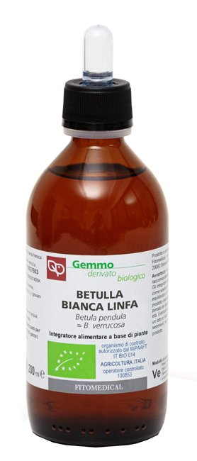 BETULLA BIANCA LINFA MACERATO GLICERICO 200 ML BIO