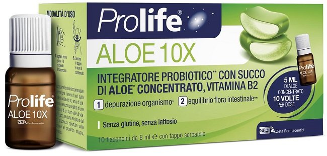 PROLIFE ALOE 10 FLACONI X 8 ML
