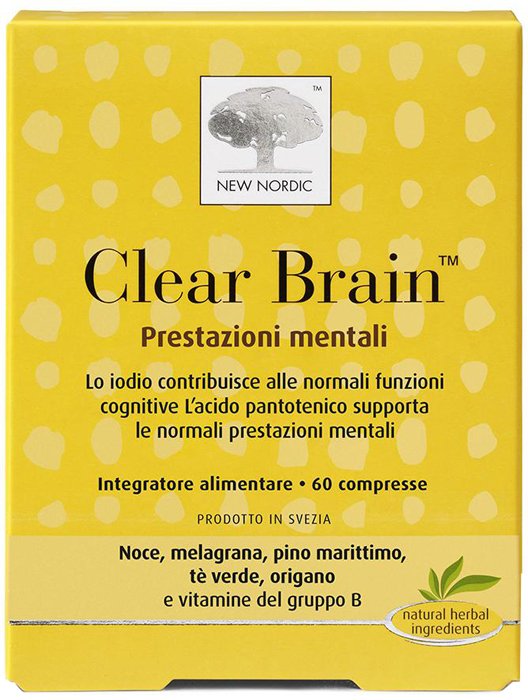 CLEAR BRAIN 60 COMPRESSE