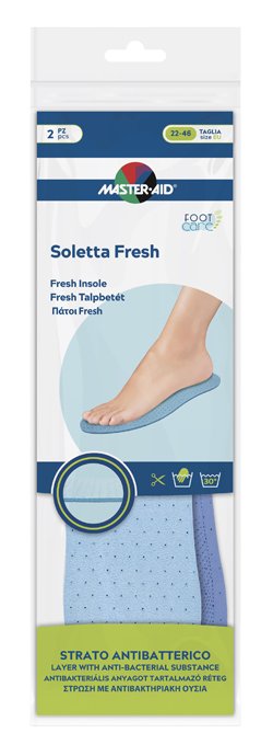 MASTER-AID FOOTCARE SOLETTA FRESH RITAGLIABILE 2 PEZZI I2