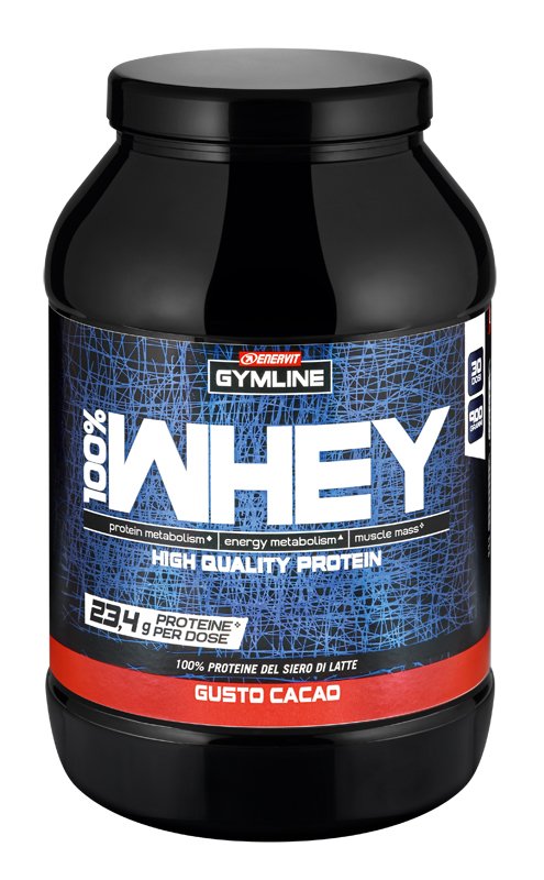 GYMLINE 100% WHEY CONCENTRATE CACAO 900 G