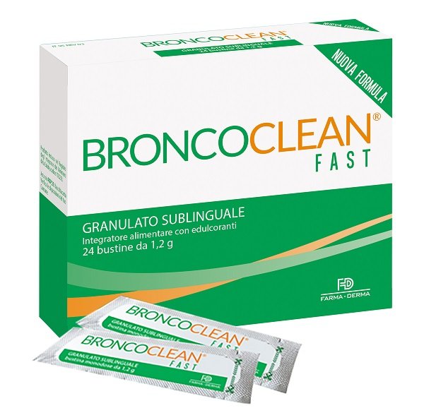 BRONCOCLEAN FAST GRANULATO SUBLINGUALE 24 BUSTINE