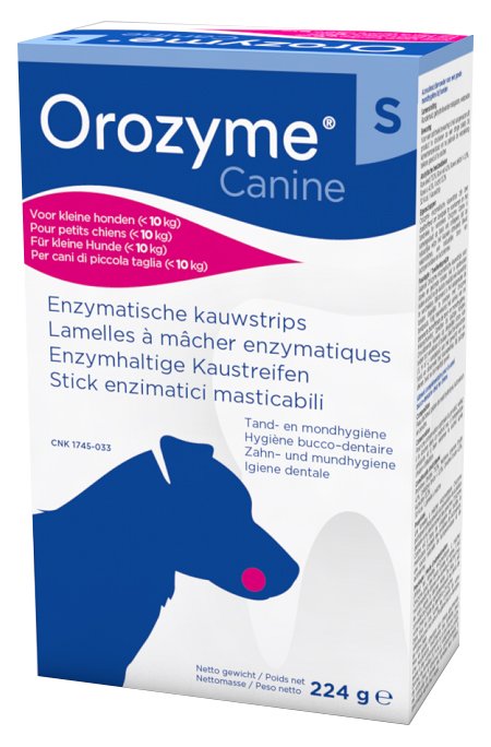 OROZYME CANINE STRISCE ENZIMATICHE MASTICABILI PER CANI DI TAGLIA PICCOLA