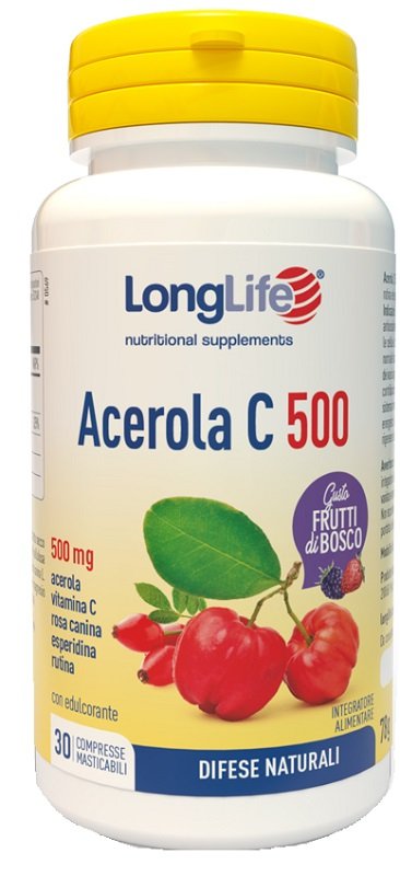 LONGLIFE ACEROLA C500 FRUTTI DI BOSCO 30 COMPRESSE