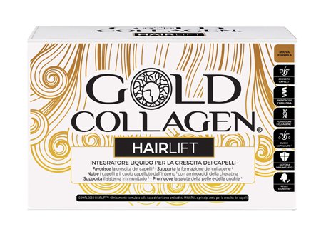 GOLD COLLAGEN HAIRLIFT 10 FLACONI DA 50 ML