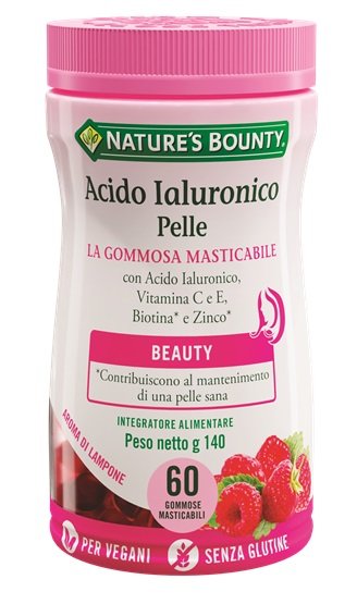 NATURE%27S BOUNTY ACIDO IALURONICO PELLE 60 GOMMOSE MASTICABILI