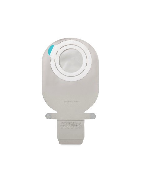 SENSURA MIO FLEX SISTEMA 2 PEZZI CON AGGANCIO ADESIVO SACCA ILEOSTOMIA RIVESTITA 50MM DA 550 ML 30 PEZZI