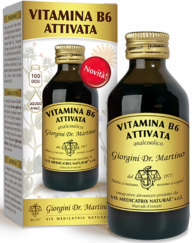 VITAMINA B6 ATTIVATA LIQUIDO ANALCOLICO 100 ML