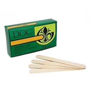 ABBASSALINGUA IN LEGNO DI BETULLA 100 PEZZI