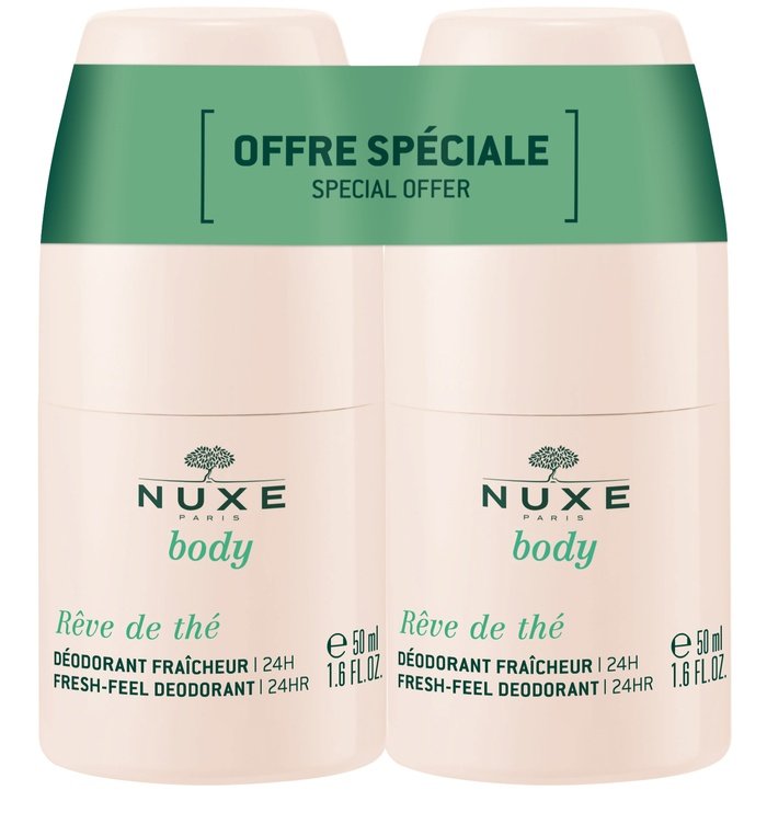 NUXE FRESH FEEL DEODORANT 24H DUO 2 X 50 ML