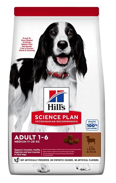SCIENCE PLAN CANINE ADULT MEDIUM LAMB&RICE 12 KG