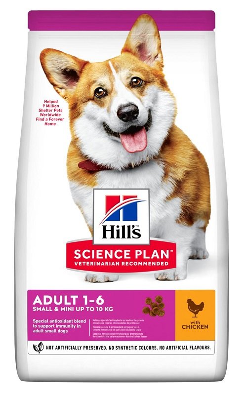 SCIENCE PLAN CANINE ADULT SMALL & MINI CHICKEN 6 KG