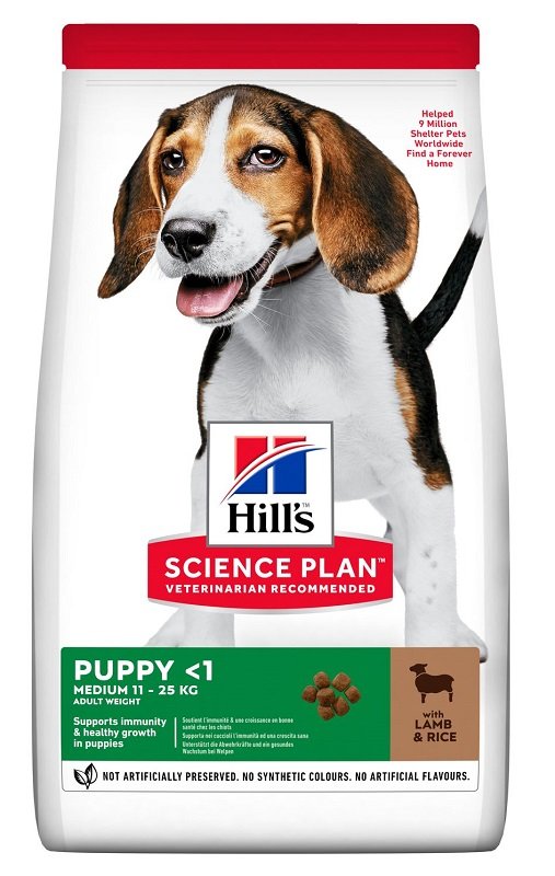 SCIENCE PLAN CANINE PUPPY LAMB&RICE MEDIUM 12 KG