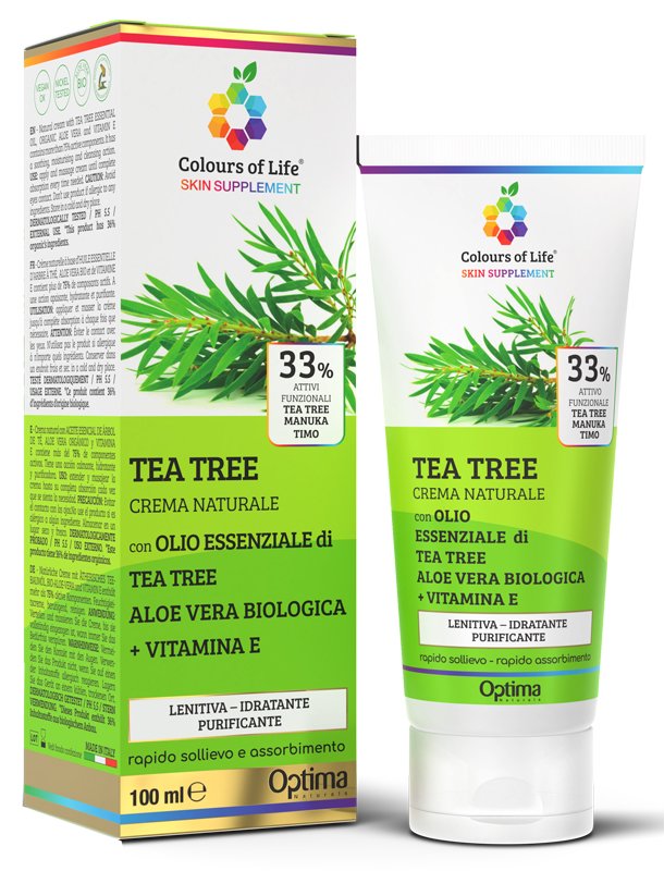 COLOURS OF LIFE SKIN SUPPLEMENT TEA TREE 33% 100 ML CREMA