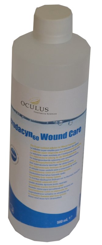 MEDICAZIONE STERILE SOLUZIONE SUPEROSSIDATA PER DETERSIONE FERITE MICRODACYN 60 WOUNDCARE 500 ML 1 PEZZO