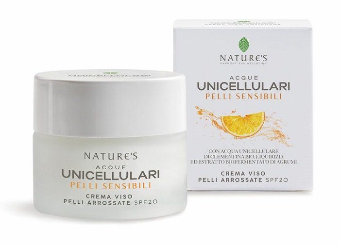 NATURE%27S ACQUE UNICELLULARI CREMA VISO PELLI ARROSSATE SPF20 50 ML