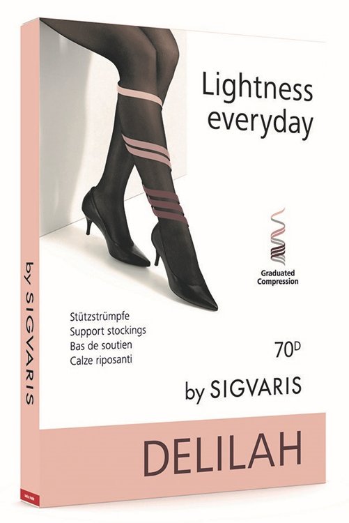 SIGVARIS DELILAH 70 DENARI FLAT COLLANT MATERNA SKIN 4