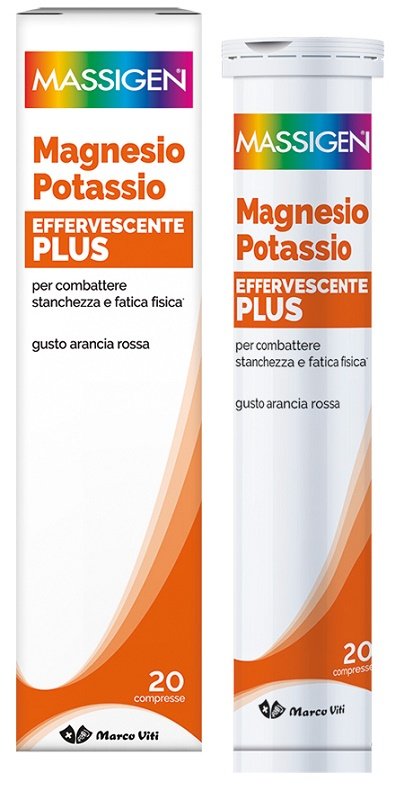 MASSIGEN MAGNESIO POTASSIO PLUS 20 COMPRESSE EFFERVESCENTI