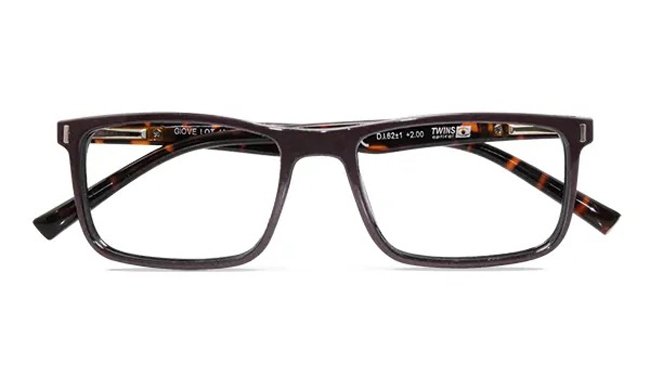 OCCHIALE DA LETTURA PREMONTATO PLATINUM GIOVE MARRONE +3,00