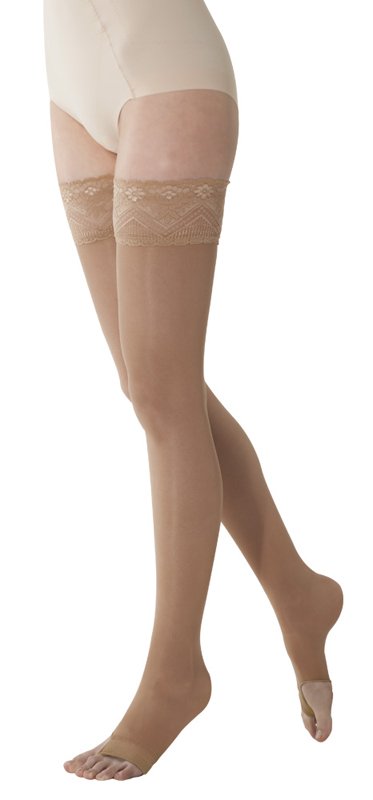 MARILYN 70 PUNTA APERTA CALZA AUTOREGGENTE CAMEL 2-M