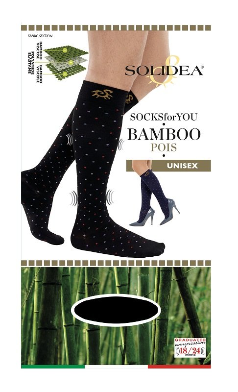 SOCKS FOR YOU BAMBOO POIS GAMBALETTO NERO S