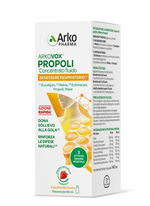 ARKOVOX PROPOLI CONCENTRATO FLUIDO 140 ML