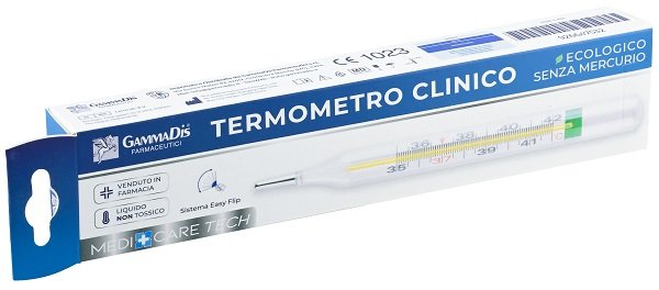 TERMOMETRO CLINICO ECOLOGICO SENZA MERCURIO 1 PEZZO