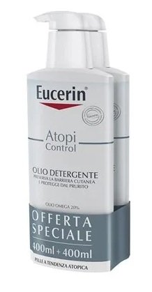 EUCERIN BIPACCO ATOPI OLIO DETERGENTE 400 ML + 400 ML