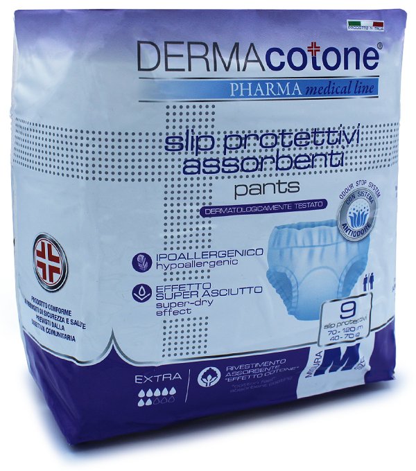 SLIP PROTETTIVO ASSORBENTE PANTS DERMACOTONE M 9 PEZZI