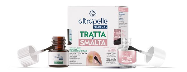 ALTRAPELLE MEDICAL TRATTA E SMALTA SOLUZIONE UNGUEALE 7 ML + SMALTO 5 ML