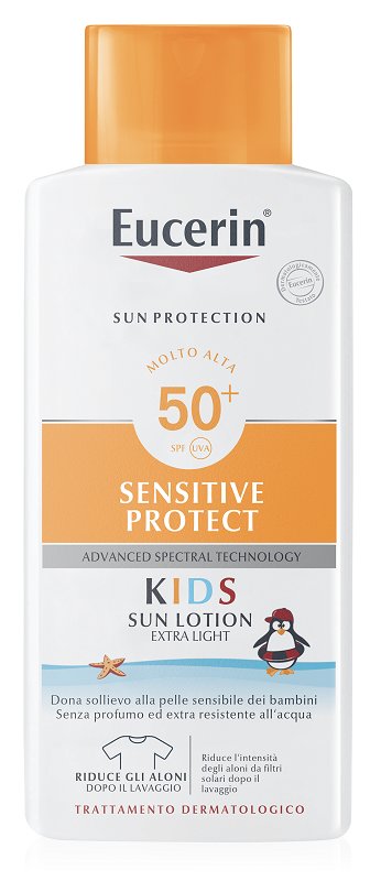 EUCERIN SUN PROTECTION SPF 50+ SENSITIVE PROTECT KIDS SUN LOTION EXTRA LIGHT 400 ML