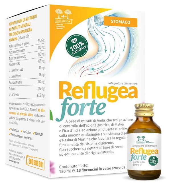 SALUGEA REFLUGEA FORTE 18 FLACONCINI DA 10 ML
