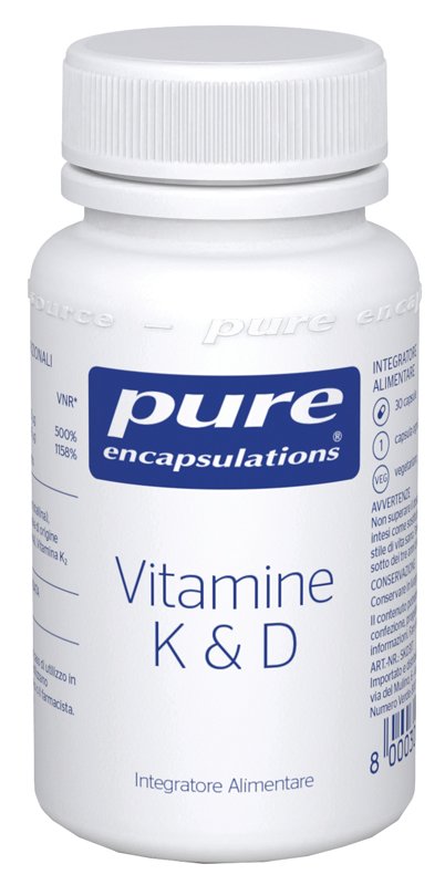 PURE ENCAPSULATIONS VITAMINE K & D 30 CAPSULE