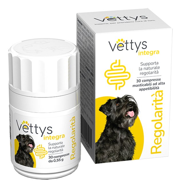 VETTYS INTEGRA REGOLARITA%27 CANE 30 COMPRESSE MASTICABILI