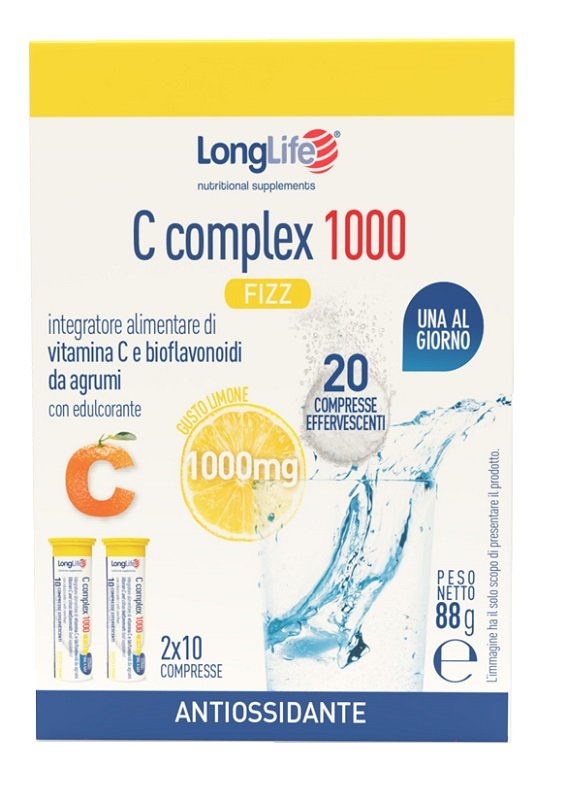 LONGLIFE C COMPLEX 1000 FIZZ 20 COMPRESSE EFFERVESCENTI