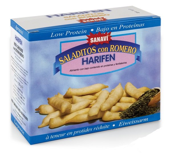 HARIFEN SALADITOS ROSMARINO 4X30 G