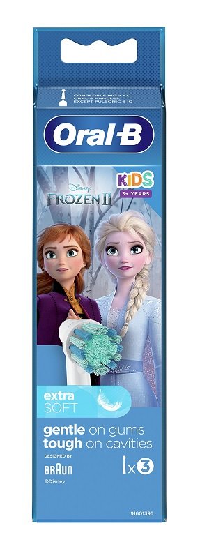 ORALB KIDS 3+ YEARS FROZEN II TESTINE PER SPAZZOLINO ELETTRICO 3 PEZZI