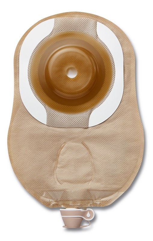 SACCA PER UROSTOMIA MODERMA FLEX S URO CONVESSA TRASPARENTE CON ADESIVO E CAMERE MULTIPLE PRETAGLIATA 20 MM 10 PEZZI