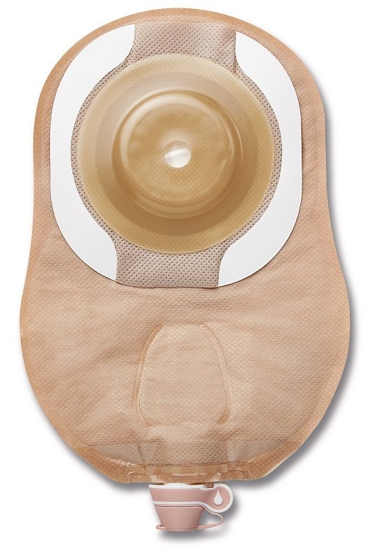 MODERMA FLEX CERAPLUS SACCA APERTA CONVESSA SOFT MIDI PER UROSTOMIA TRASPARENTE B/A RITAGLIABILE 13-38 MM