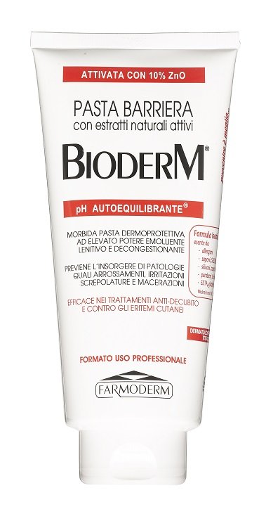 BIODERM PASTA BARRIERA TRASPIRANTE PH AUTOEQUILIBRANTE CON 10% ZINCO 300 ML