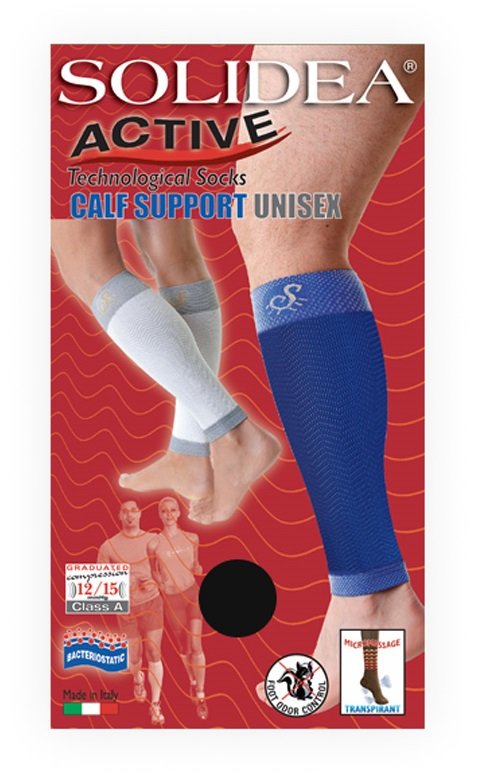 CALF SUPPORT GAMBALE NERO L