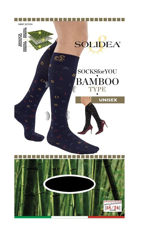 SOCKS FOR YOU BAMBOO TYPE GAMBALETTO NERO S