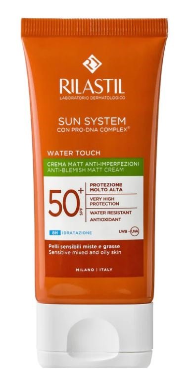 RILASTIL SUN SYSTEM WATER TOUCH MAT CREMA SPF50+ 50 ML