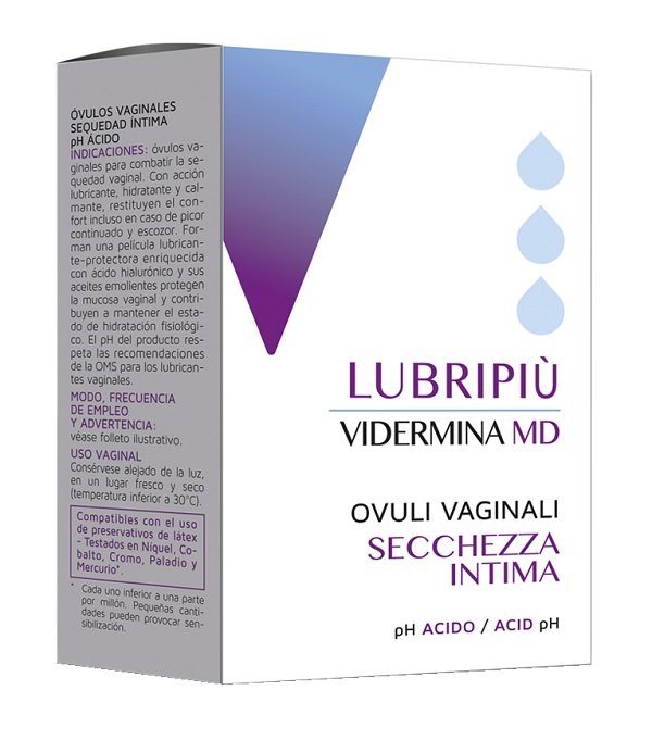 VIDERMINA LUBRIPIU%27 OVULI VAGINALI 2 BLISTER DA 5 OVULI