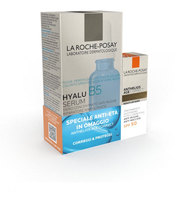 HYALB5 SERUM 30 ML + ANTHELIOS AGE CORRECT SPF50 3 ML OMAGGIO