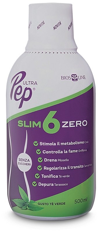 ULTRA PEP SLIM 6 ZERO TE%27 VERDE 500 ML BIOSLINE