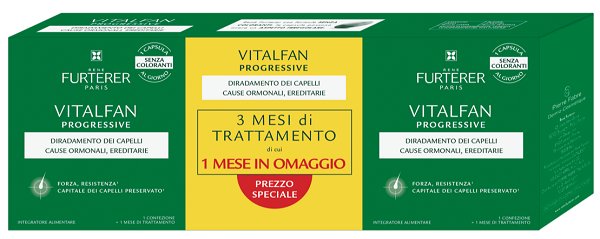 RENE FURTERER VITALFAN PROGRESSIVE TRIO 22 3 PEZZI DA 30 COMPRESSE