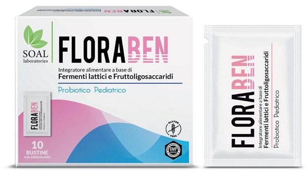 FLORABEN PEDIATRICO 10 BUSTINE